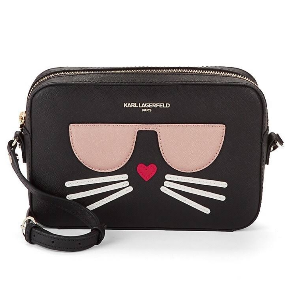 Karl Lagerfeld Maybelle cat crossbody purse